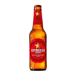 Cerveza ESTRELLA DAMM (330 ml)