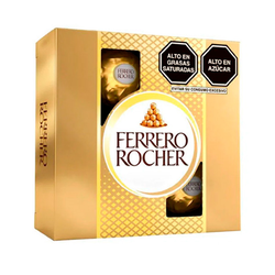 Bombones Ferrero Rocher (caja 4 unidades)