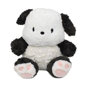 Peluche Pochacco con capucha de panda de Dulce Regalo. Juguete suave y coleccionable, ideal como regalo tierno, con entrega a domicilio en Lima.
