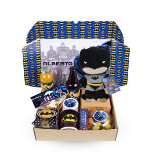 desayuno de Batman con peluche