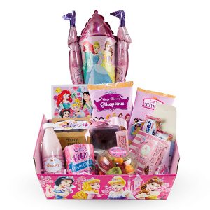 Desayuno Sorpresa de Cumpleaños con temática de Princesas de Disney. Regalo ideal para niñas con servicio de delivery a domicilio en Lima.