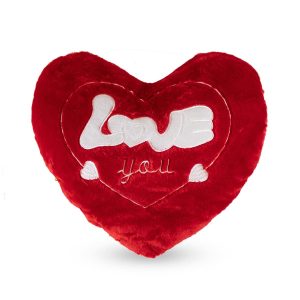 Peluche Corazón de Dulce Regalo. Juguete de felpa con forma de corazón, ideal como regalo romántico para expresar amor en aniversarios o San Valentín, con entrega a domicilio en Lima.