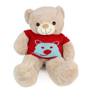 Peluche de Oso Grande o gigante de Dulce Regalo. Juguete suave de alto impacto, ideal como regalo romántico para novia o pareja, con entrega a domicilio en Lima.