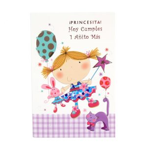 Tarjeta Feliz Cumple Princesa