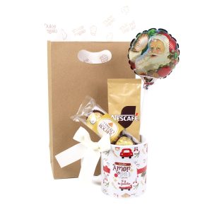 Taza Navideña con Globo