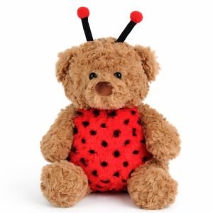 Peluche oso con disfraz de mariquita