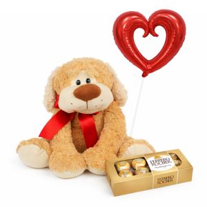 Perrito Bobby con Globo y Chocolate