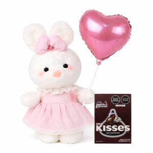 Conejita con Globo y Chocolate