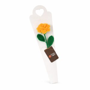 Rosa Amarilla Tejida